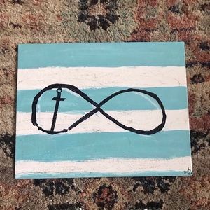 MEDUIM SIZED  infinity painting made by meeeee